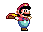 Mario avec une cape